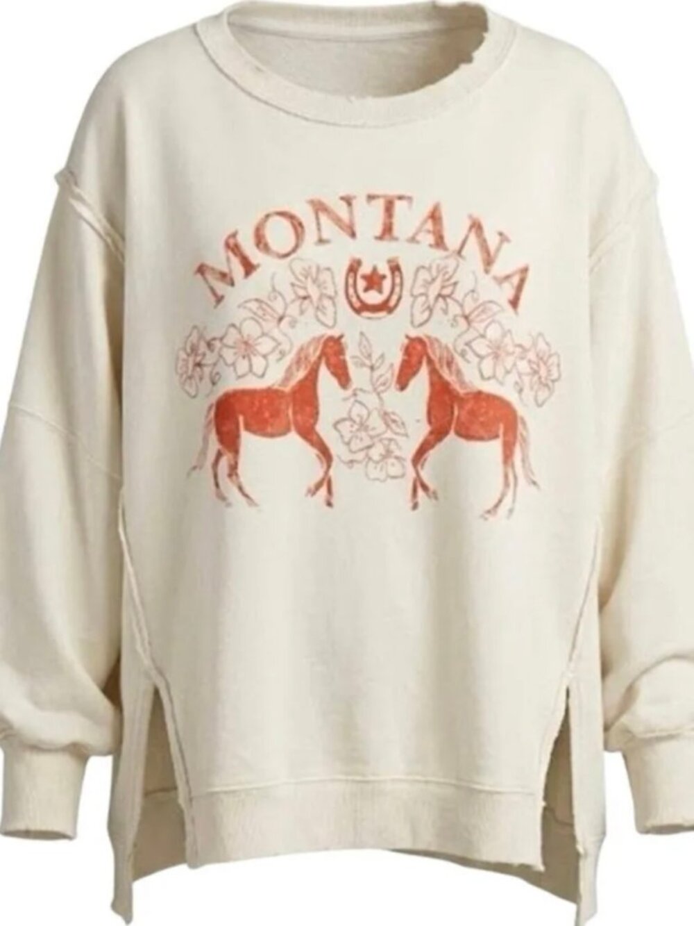 NWT We The Free Graphic Montana Pullover - Picture 15 of 15